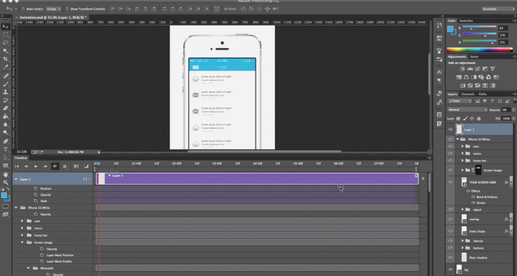 Creating an Animated GIF Using Photoshop Made Easy