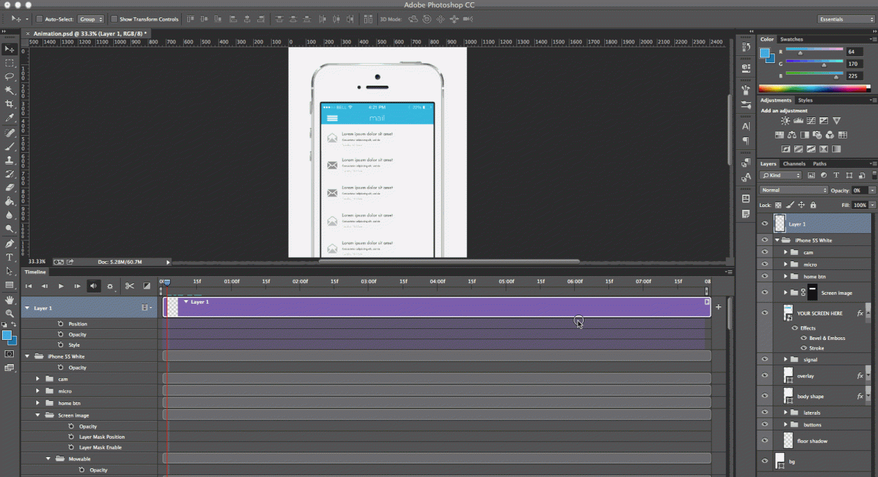 Creating an Animated GIF Using Photoshop Made Easy
